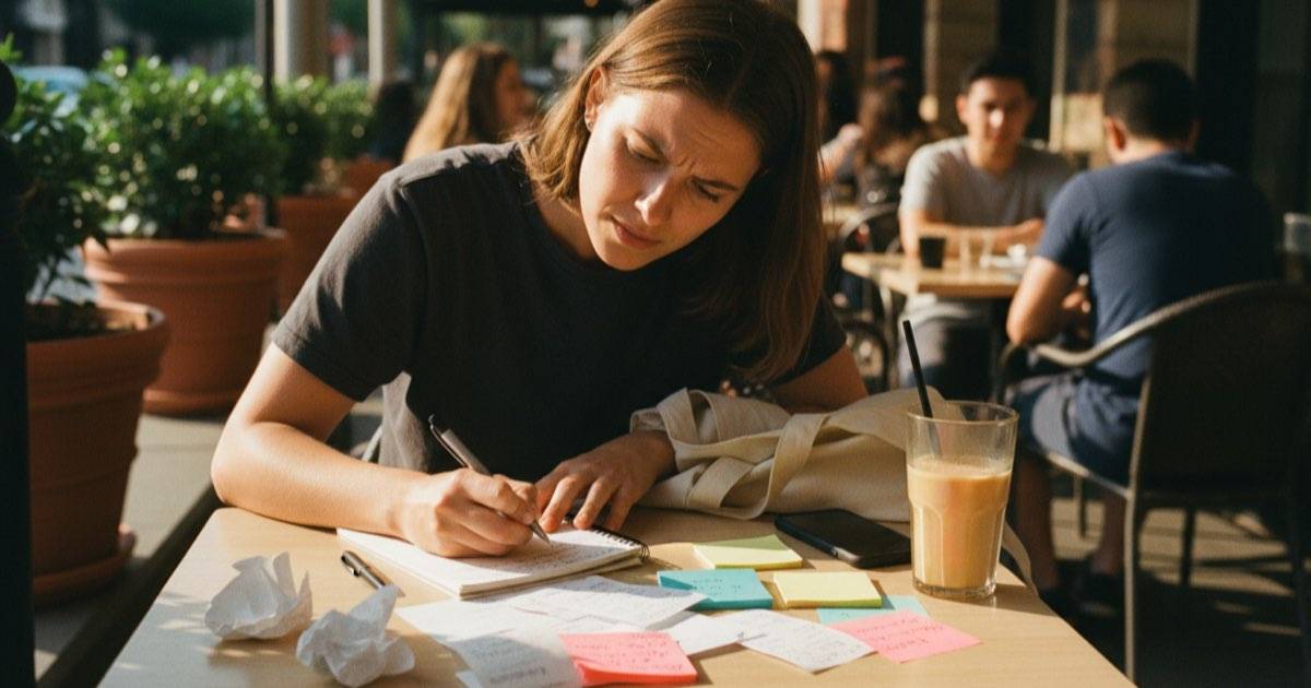 Yaz kampanyası sırasında Instagram mesajlarını yöneten bir kişi